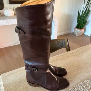 Frye rich Brown Leather Riding boot